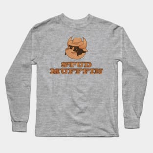 Curtis O. Cuddle, Stud Muffin Long Sleeve T-Shirt